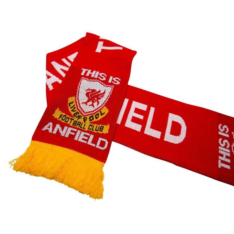 Liverpool Scarf This Is Anfield - Red/White/Yellow - Men's-SoccerKits Hub | Buy Soccer Jerseys Online